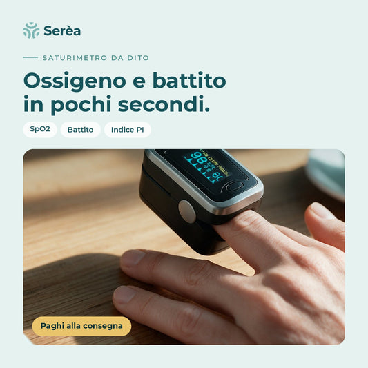 Saturimetro Serèa: ossigeno e battito in pochi secondi
