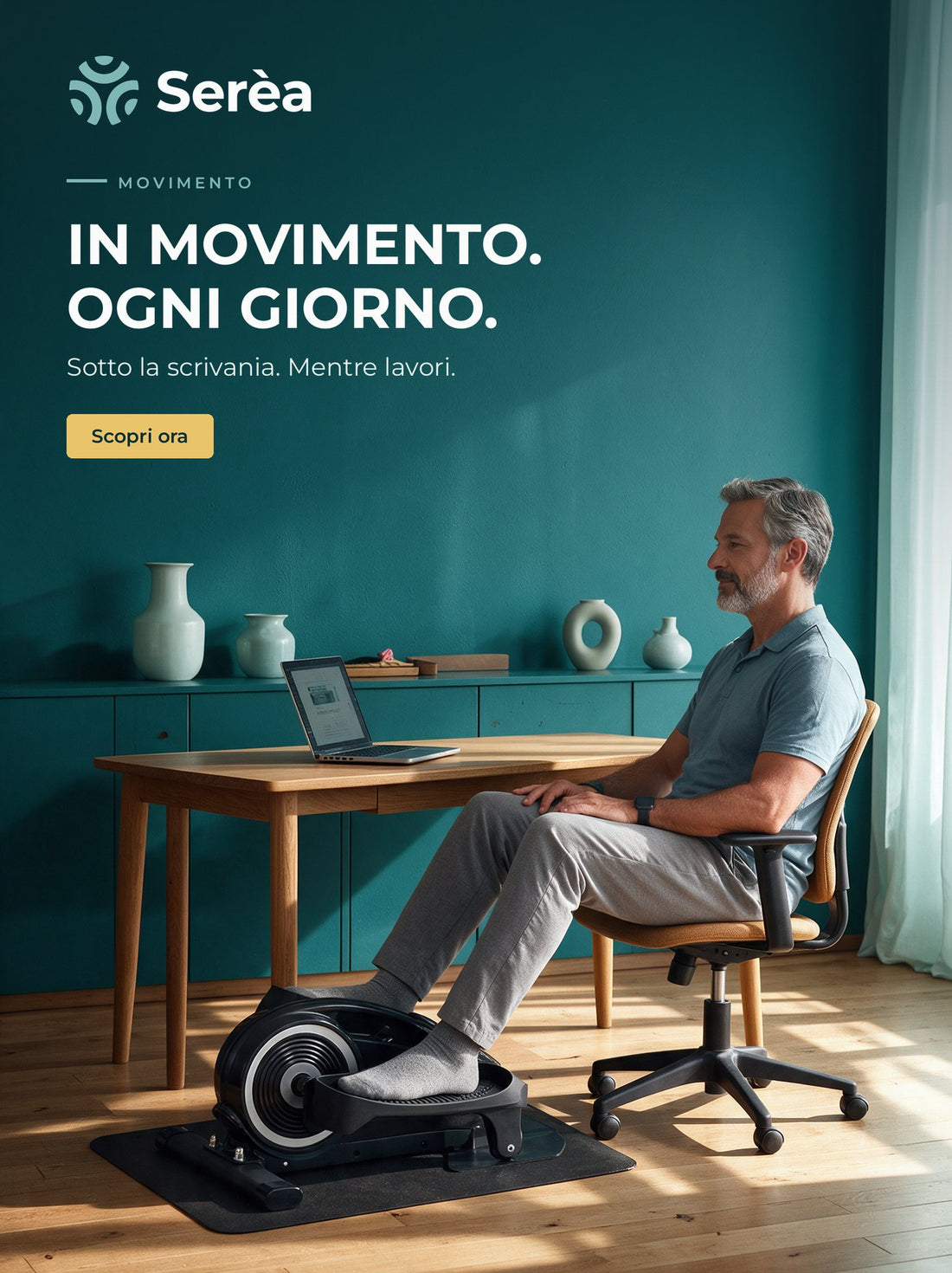 In movimento, ogni giorno. Scopri ora